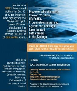 Colorado Springs Data Center Market Event